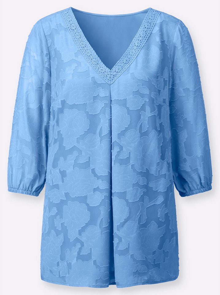 Witt Klassische Bluse Longbluse 3/4-Arm – Bild 4 von 5