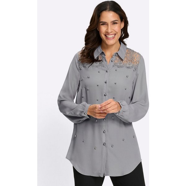 Witt Klassische Bluse Longbluse Langarm