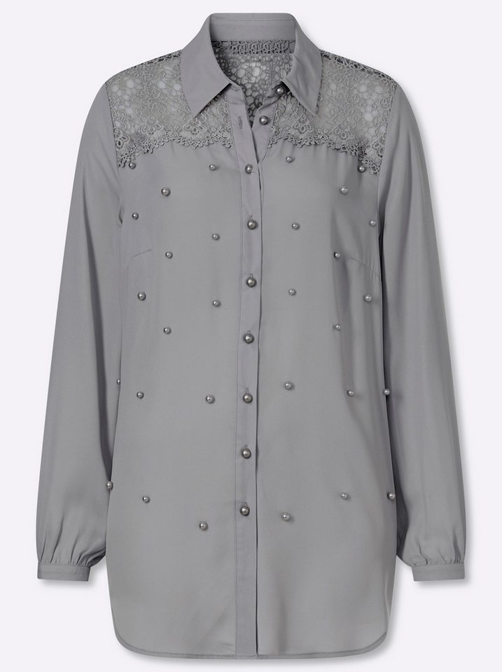 Witt Klassische Bluse Longbluse Langarm – Bild 2 von 5