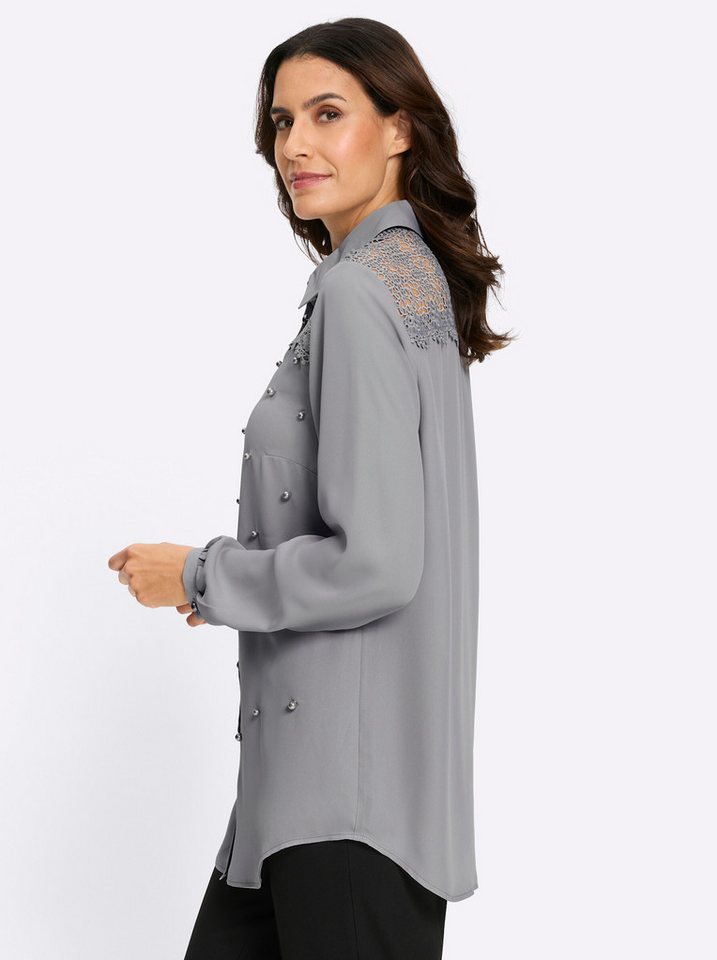 Witt Klassische Bluse Longbluse Langarm – Bild 3 von 5