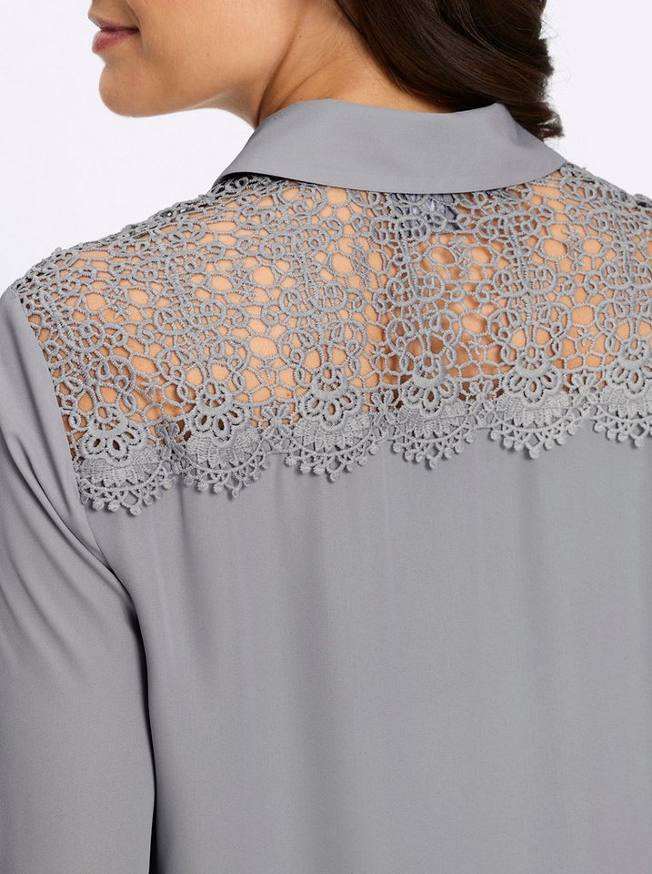 Witt Klassische Bluse Longbluse Langarm – Bild 4 von 5