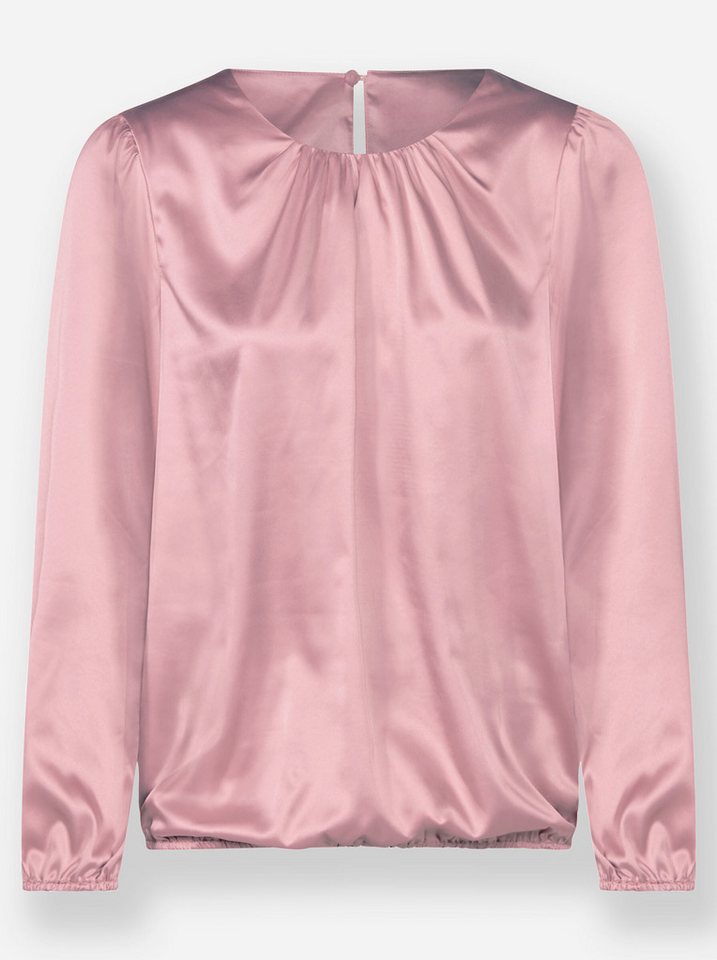 Witt Klassische Bluse Satin-Bluse Langarm – Bild 3 von 4