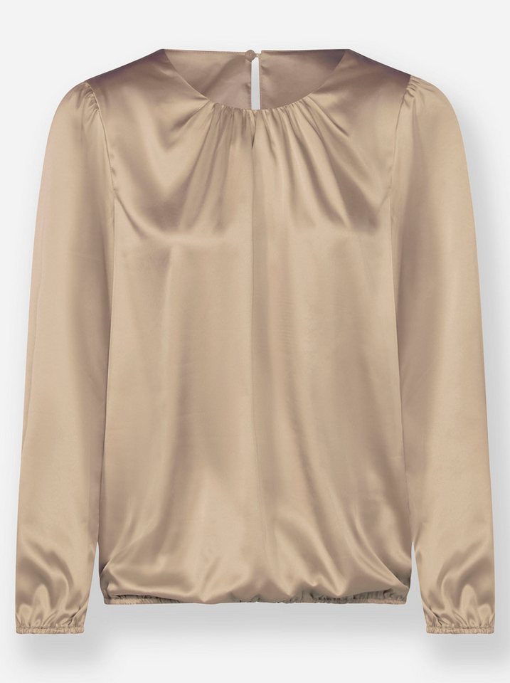 Witt Klassische Bluse Satin-Bluse Langarm – Bild 3 von 4