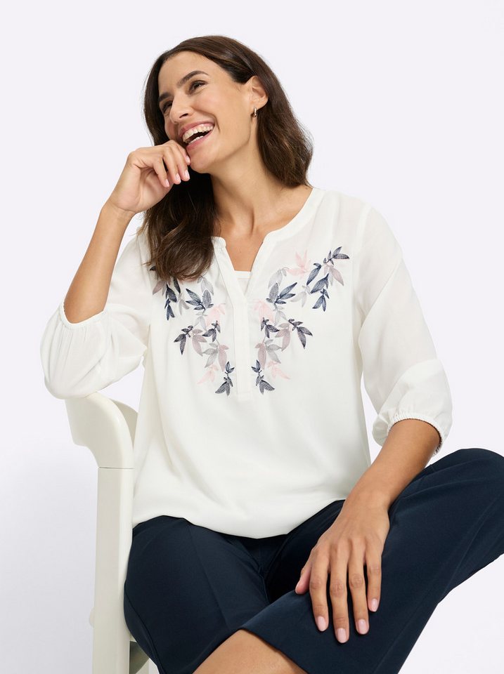 Witt Klassische Bluse Schlupfbluse 3/4-Arm – Bild 5 von 5