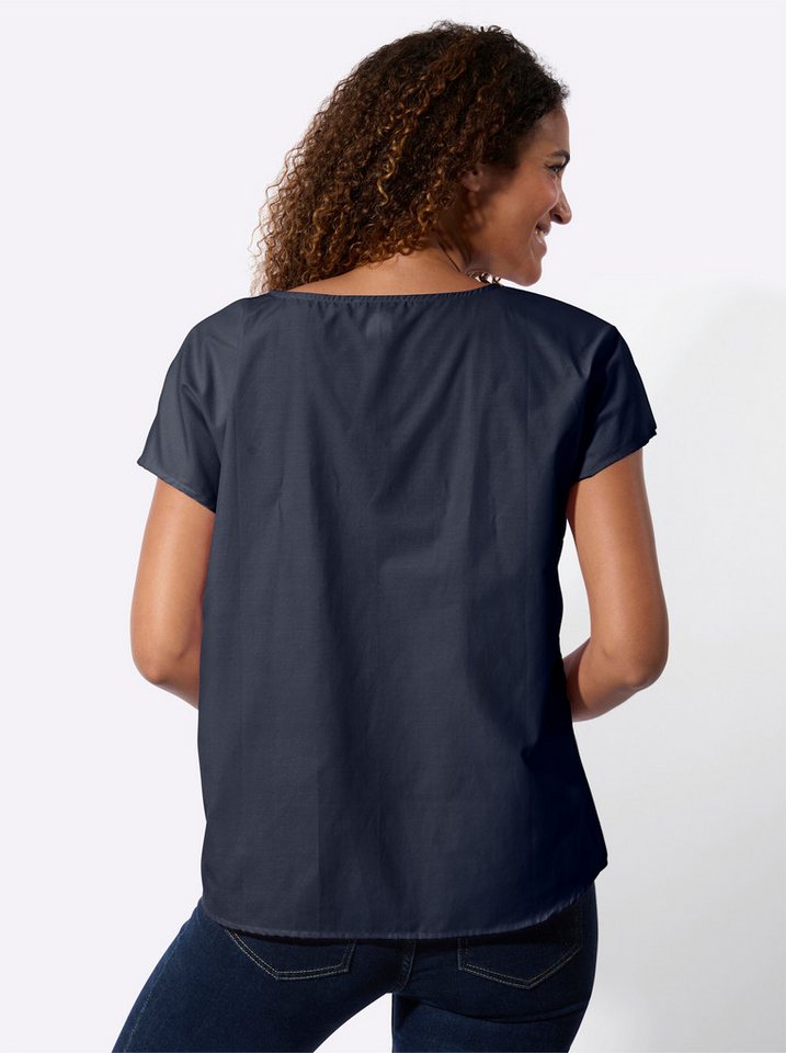Witt Klassische Bluse Schlupfbluse Kurzarm – Bild 2 von 5