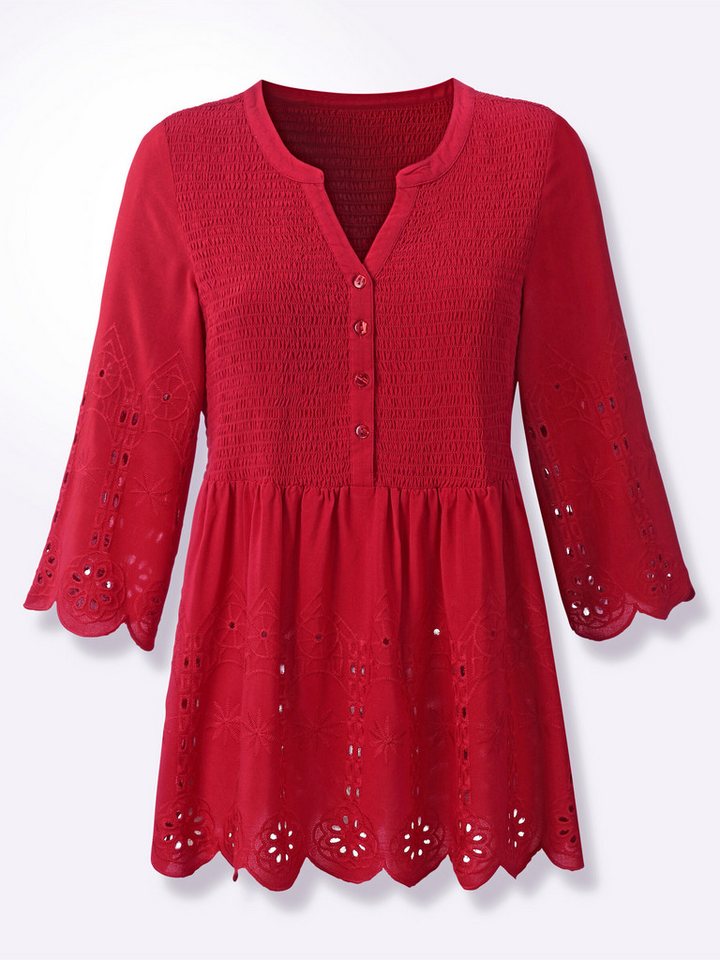 Witt Klassische Bluse Spitzen-Bluse 3/4-Arm – Bild 5 von 5