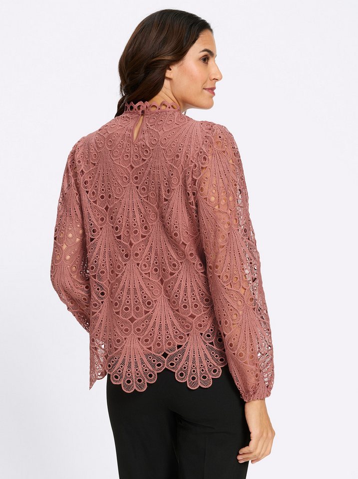 Witt Klassische Bluse Spitzen-Bluse Langarm – Bild 2 von 5