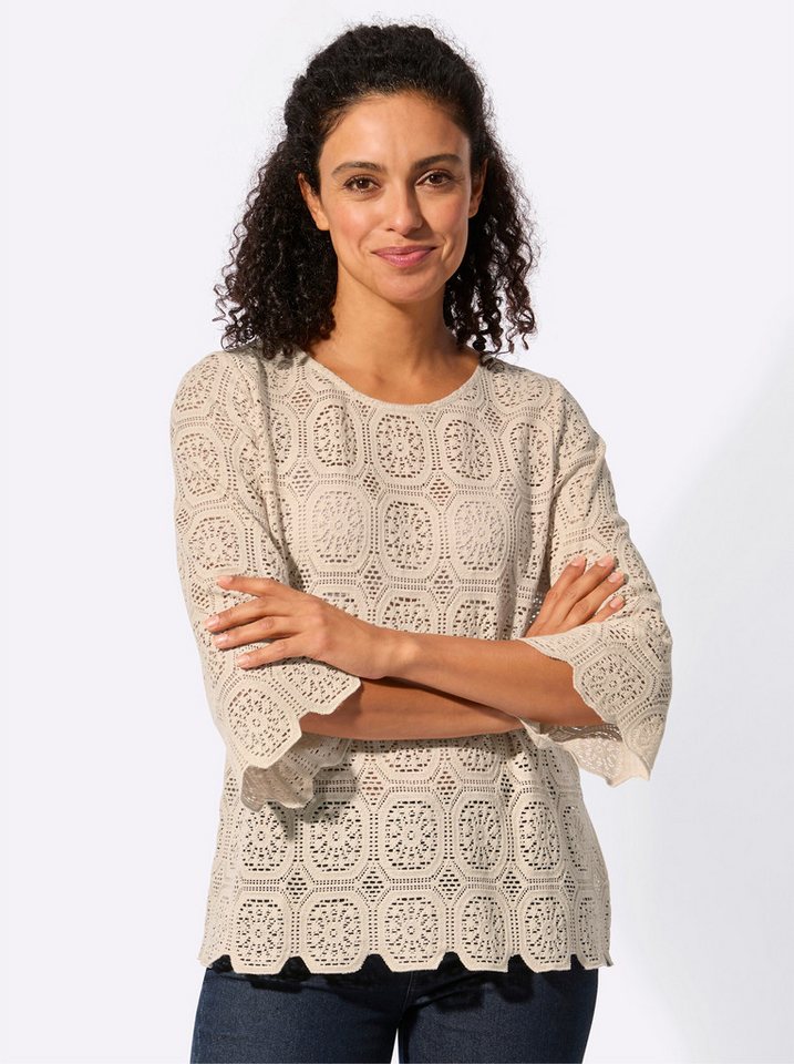 Witt Klassische Bluse Spitzentunika 3/4-Arm – Bild 2 von 5