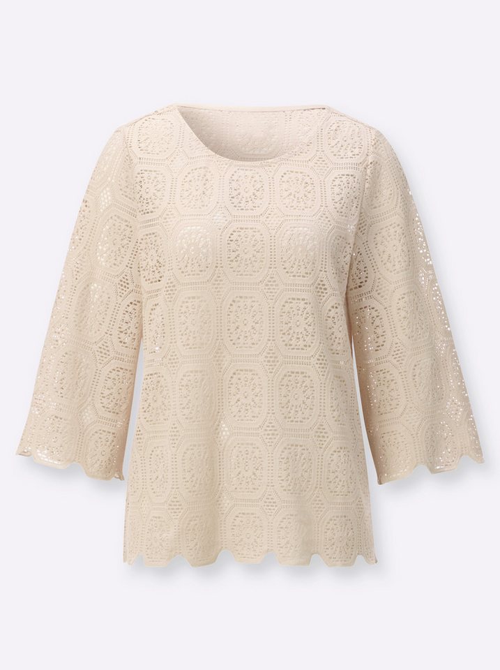 Witt Klassische Bluse Spitzentunika 3/4-Arm – Bild 5 von 5