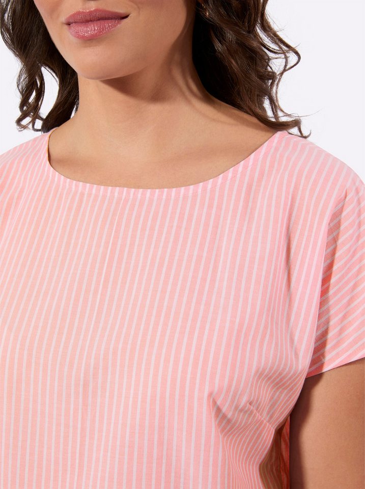 Witt Klassische Bluse Streifenbluse Kurzarm – Bild 5 von 5