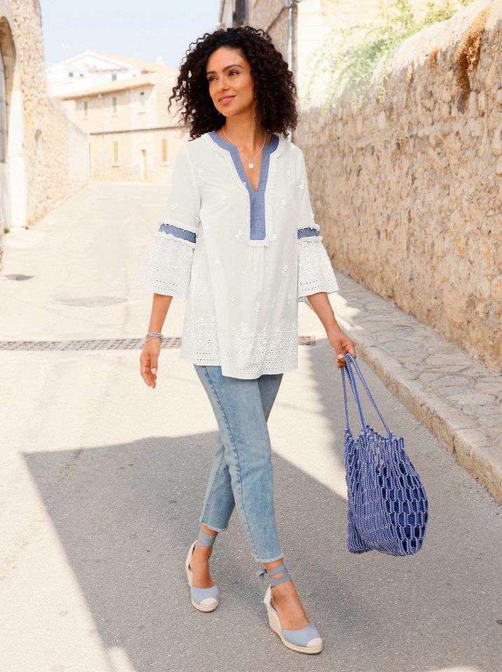 Witt Klassische Bluse Tunika 3/4-Arm – Bild 3 von 5