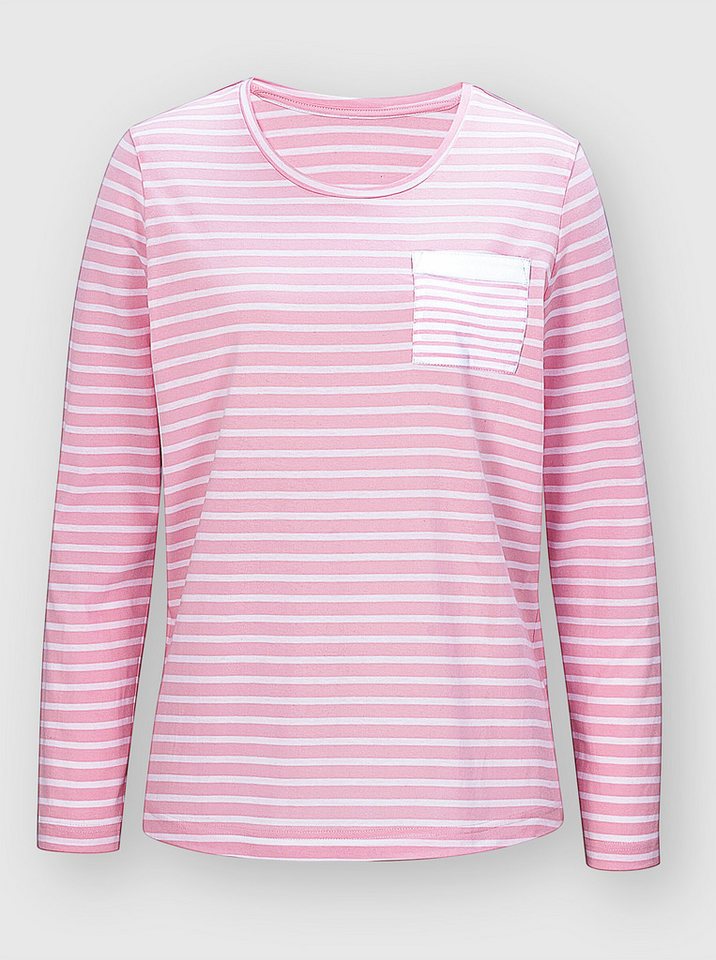 Witt Schlafanzug Schlafanzug-Shirt Langarm – Bild 4 von 5