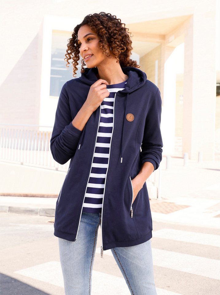 Witt Shirtjacke Sweatjacke Langarm Jersey – Bild 4 von 4