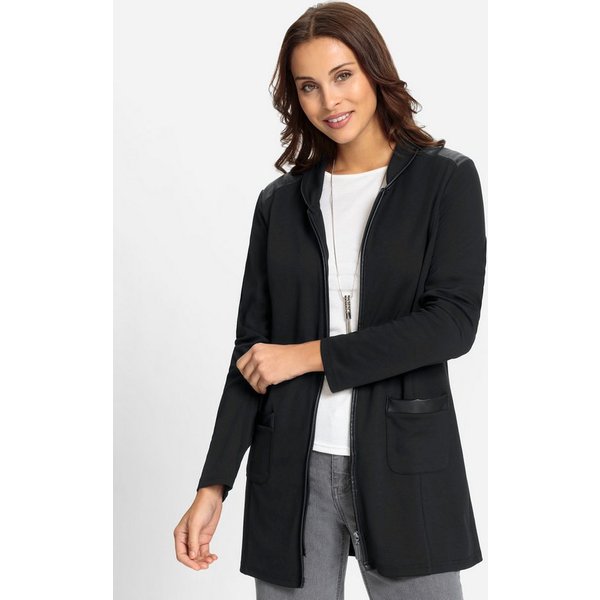 Witt Shirtjacke Sweatshirtjacke Langarm Jersey