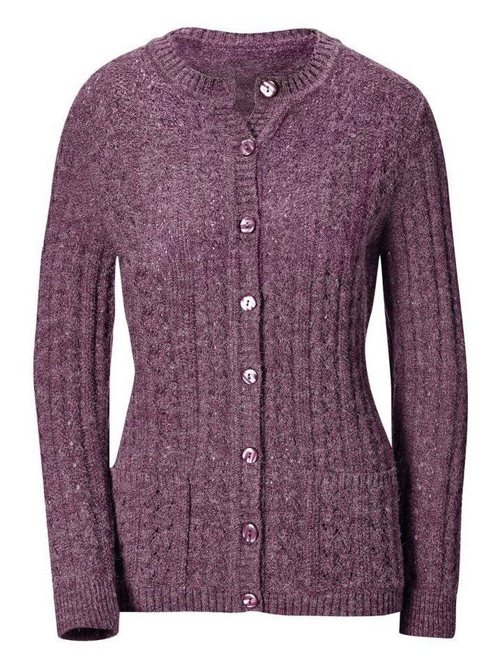 Witt Strickjacke Strickjacke Langarm Ajourstrick – Bild 3 von 3