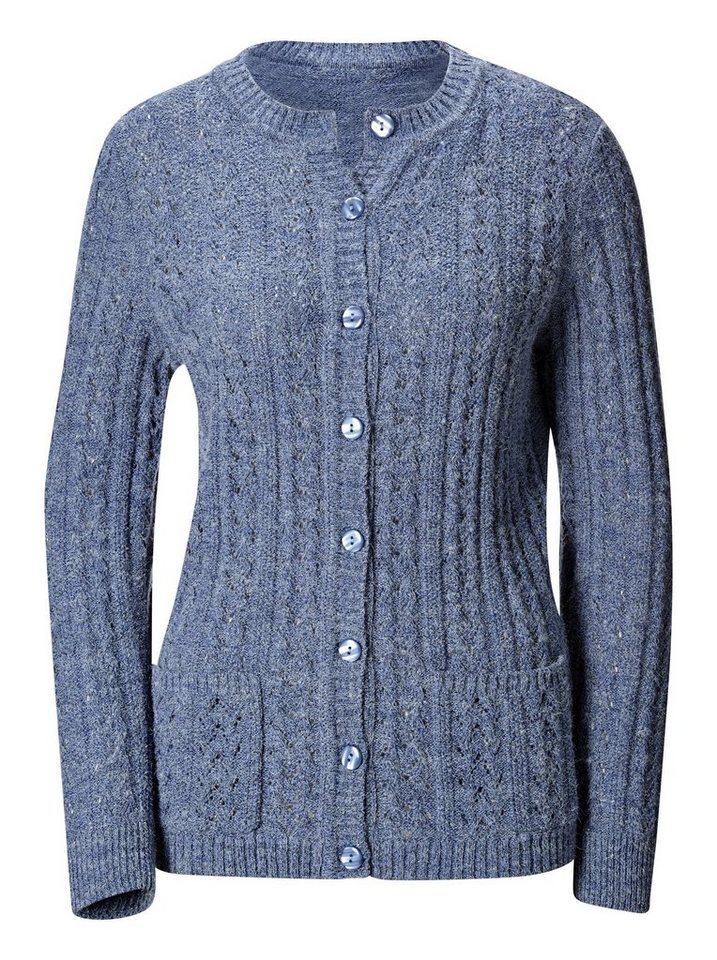 Witt Strickjacke Strickjacke Langarm Ajourstrick – Bild 3 von 3