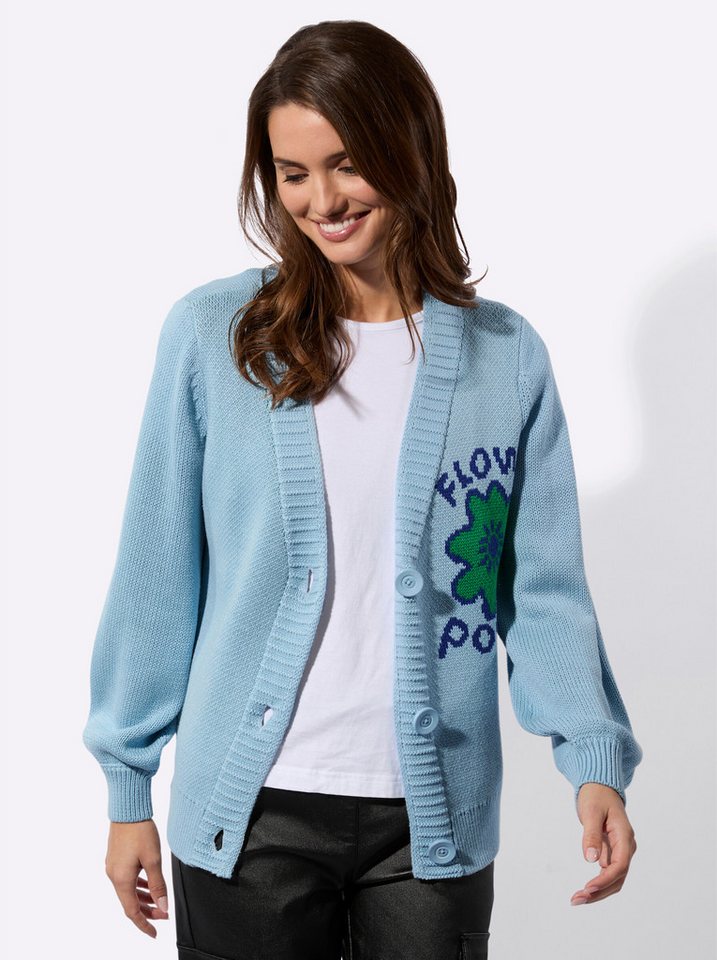 Witt Strickjacke Strickjacke Langarm Intarsien – Bild 3 von 5