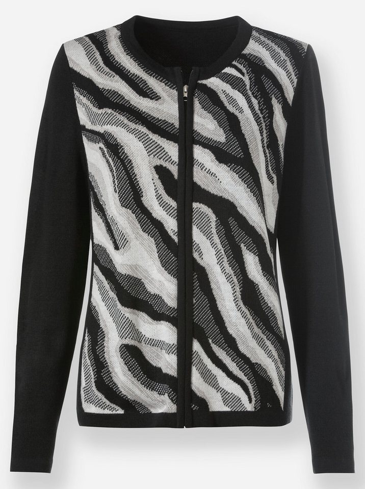 Witt Strickjacke Strickjacke Langarm Jacquard – Bild 4 von 4