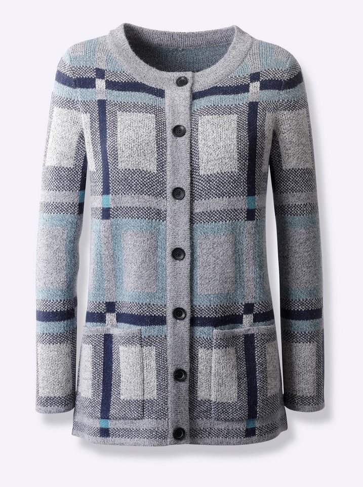 Witt Strickjacke Strickjacke Langarm Jacquard – Bild 3 von 3