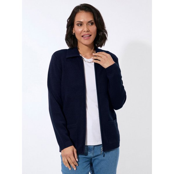 Witt Strickjacke Strickjacke Langarm Jersey