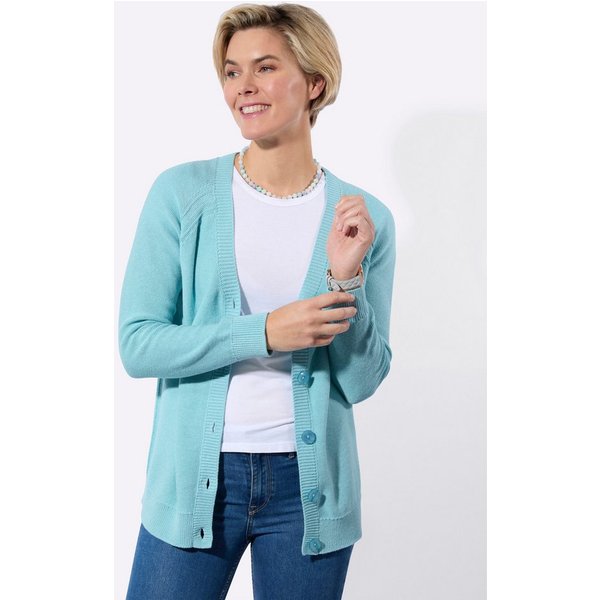 Witt Strickjacke Strickjacke Langarm Links-Strick