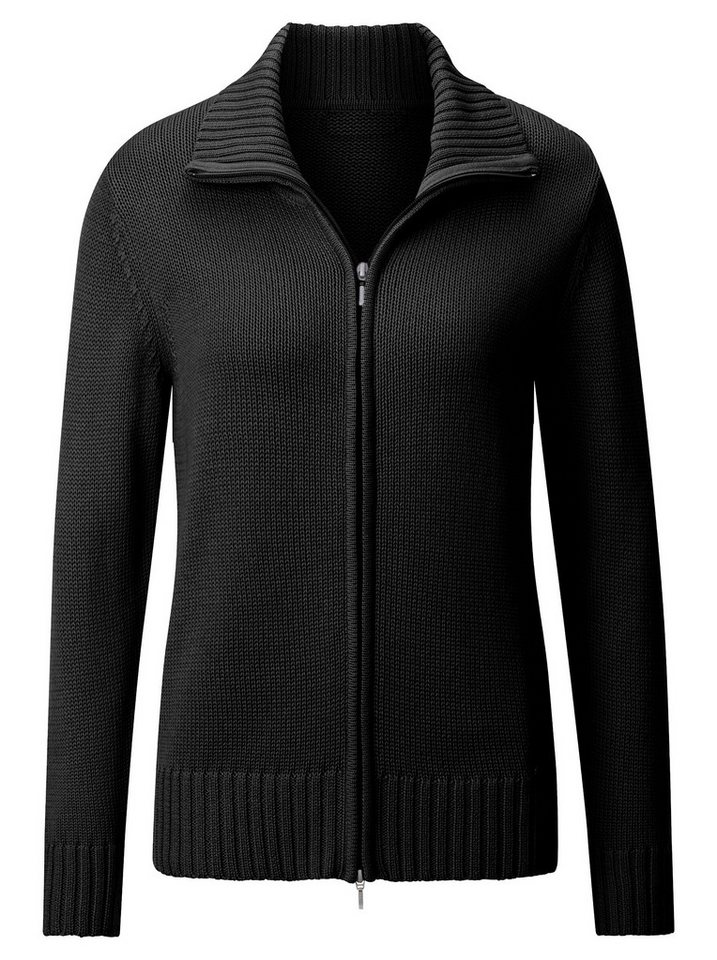 Witt Strickjacke Strickjacke Langarm Materialmix – Bild 3 von 3