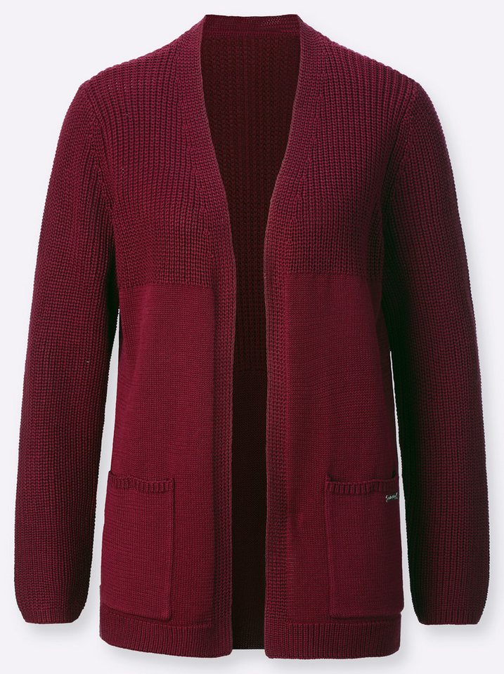 Witt Strickjacke Strickjacke Langarm Ripp – Bild 3 von 4