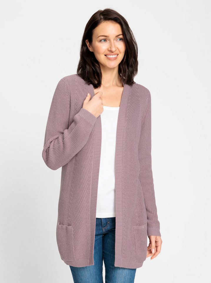 Witt Strickjacke Strickjacke Langarm Ripp – Bild 2 von 5