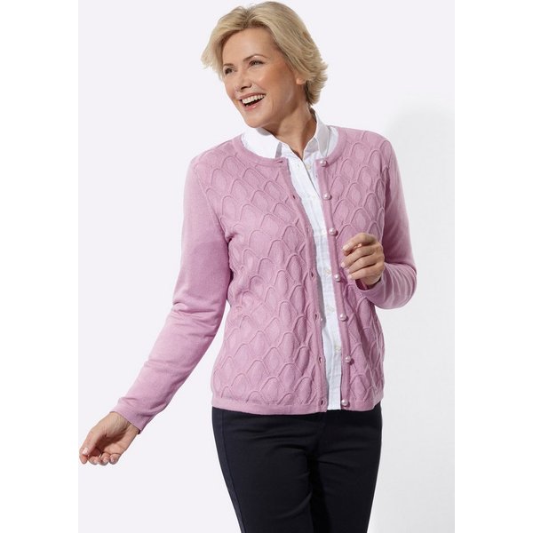 Witt Strickjacke Strickjacke Langarm Strukturstrick