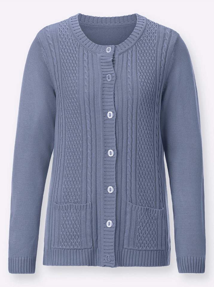 Witt Strickjacke Strickjacke Langarm Zopfmuster – Bild 3 von 5