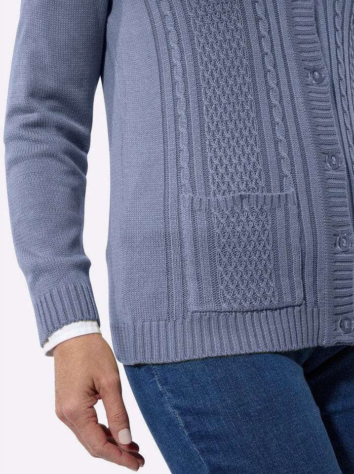 Witt Strickjacke Strickjacke Langarm Zopfmuster – Bild 4 von 5