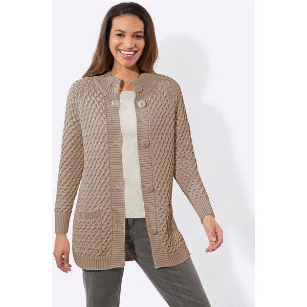 Witt Strickjacke Long-Strickjacke Langarm