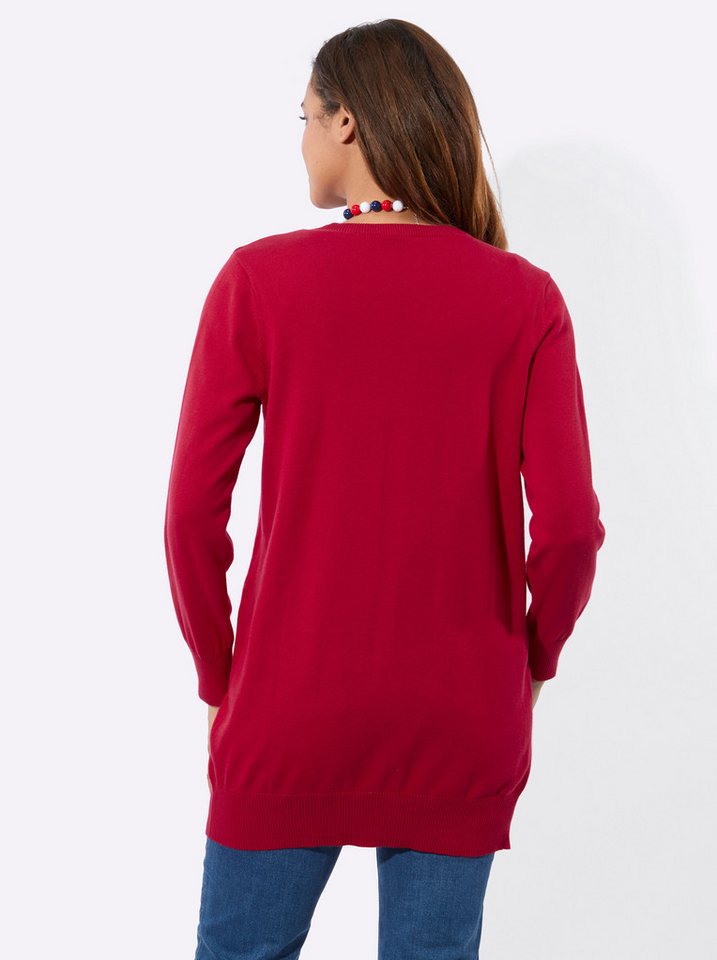 Witt Strickjacke Long-Strickjacke Langarm Jersey – Bild 2 von 5