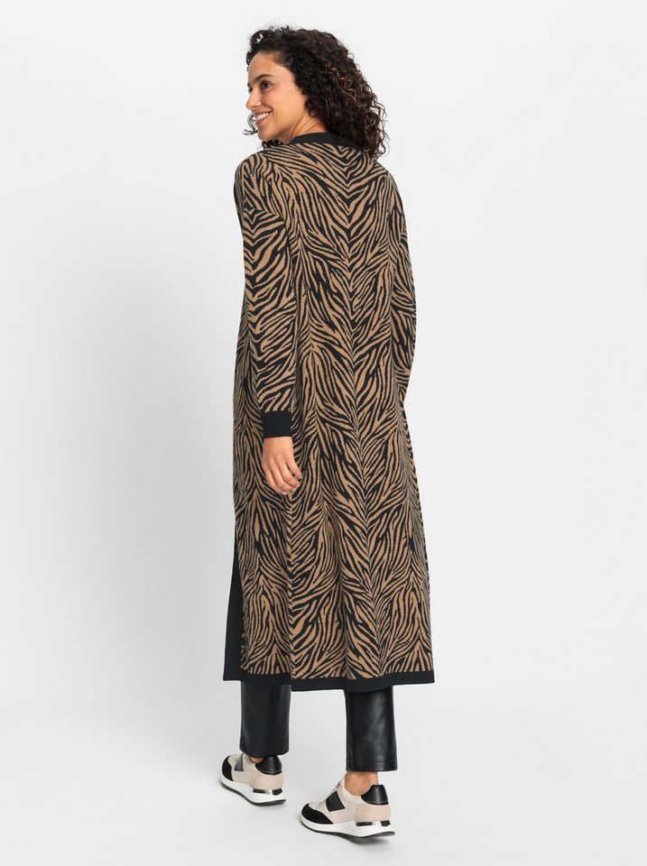 Witt Strickjacke Strickmantel Langarm Jacquard – Bild 2 von 4