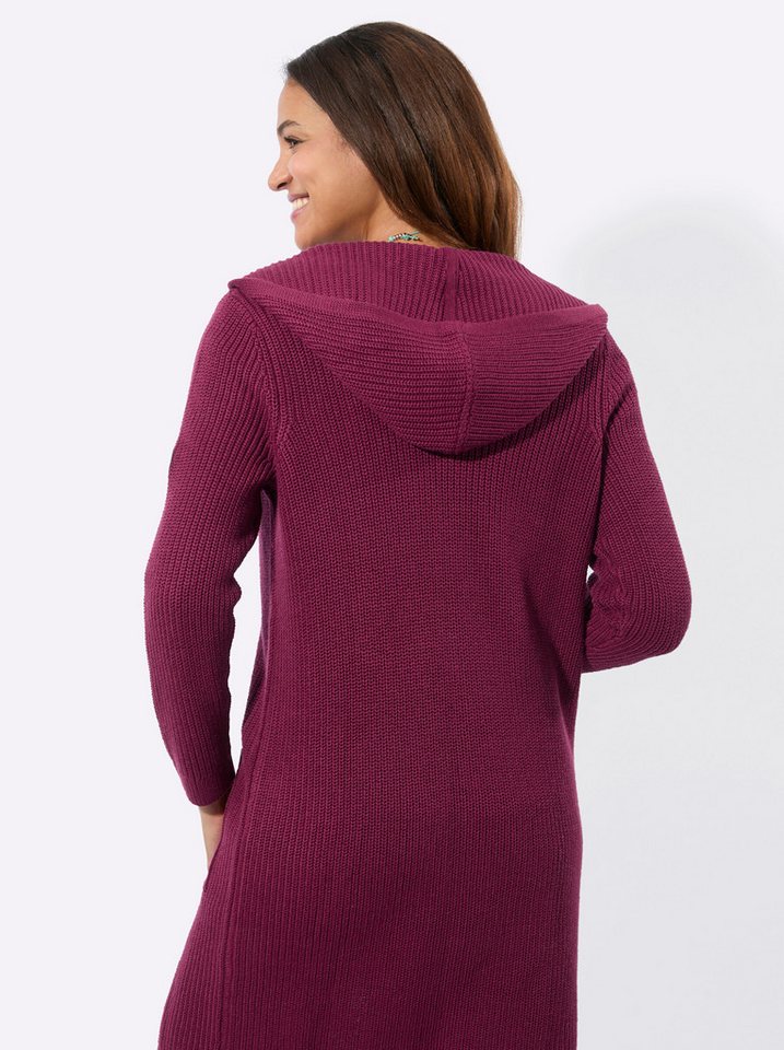 Witt Strickjacke Strickmantel Langarm Ripp – Bild 3 von 5