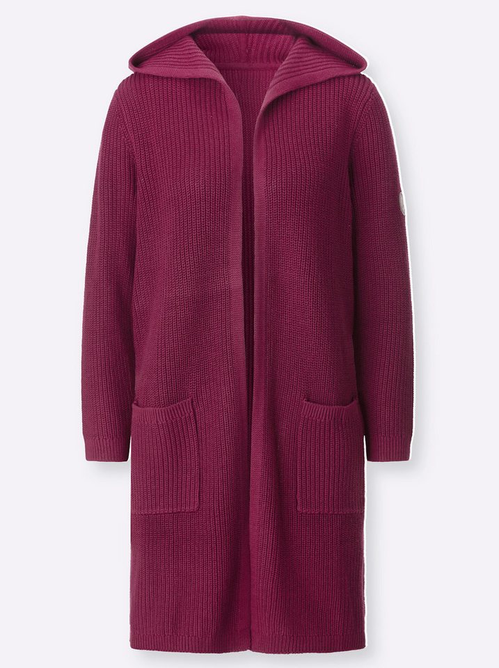 Witt Strickjacke Strickmantel Langarm Ripp – Bild 4 von 5
