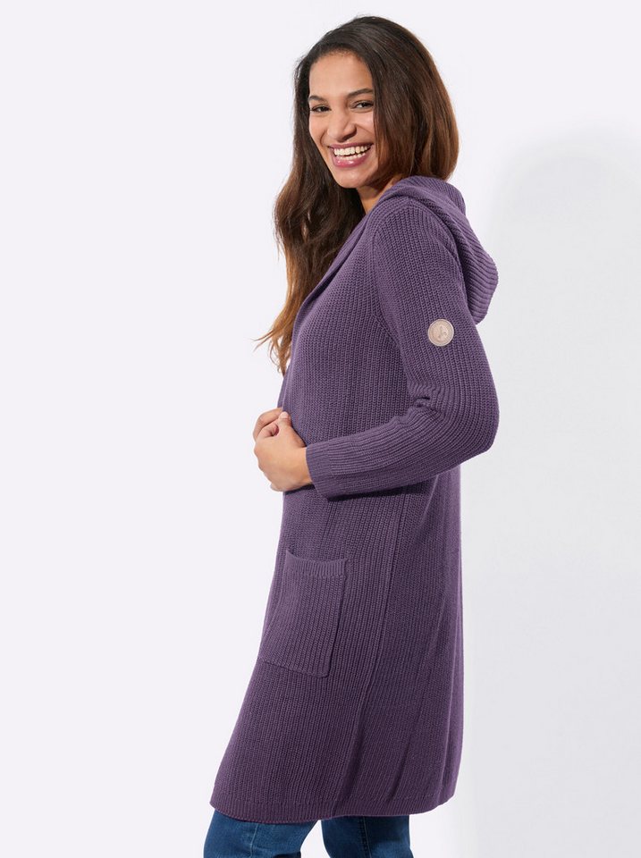 Witt Strickjacke Strickmantel Langarm Ripp – Bild 5 von 5