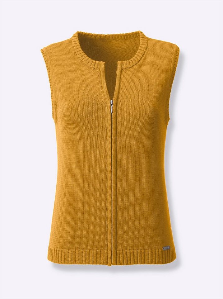 Witt Strickjacke Strickweste Ärmellos Jersey – Bild 2 von 2