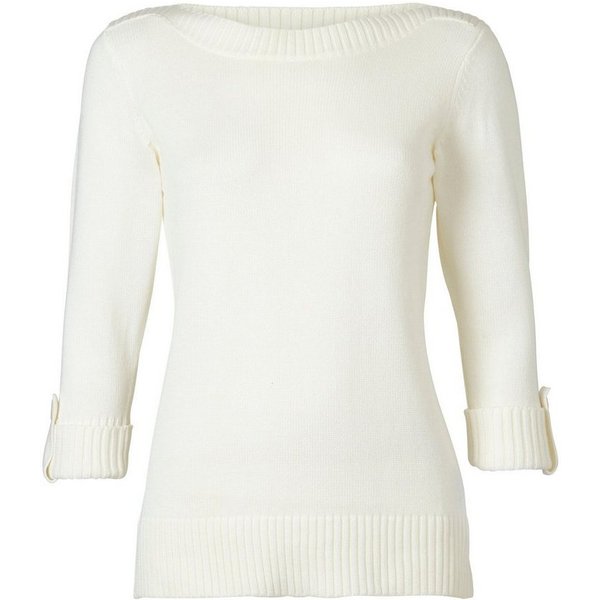 Witt Strickpullover Pullover 3/4-Arm Materialmix