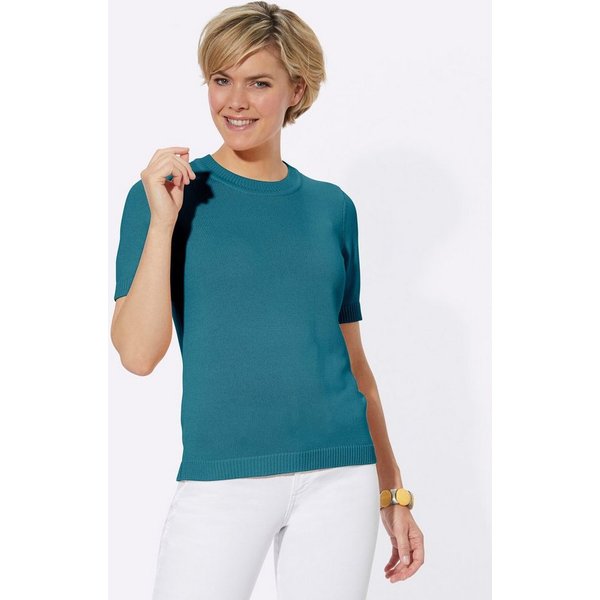 Witt Strickpullover Pullover Kurzarm Jersey