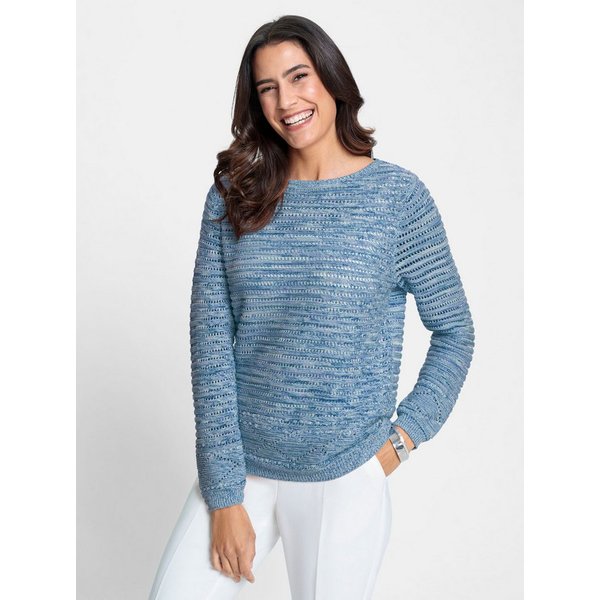 Witt Strickpullover Pullover Langarm Ajourstrick