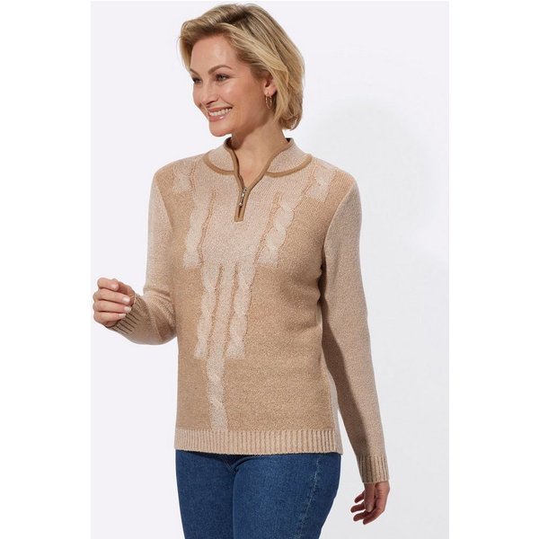 Witt Strickpullover Pullover Langarm Bouclé