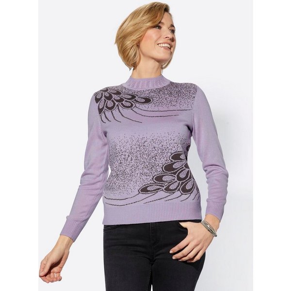 Witt Strickpullover Pullover Langarm Intarsien