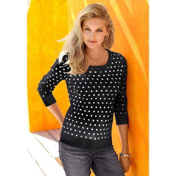 Witt Strickpullover Pullover Langarm Jacquard