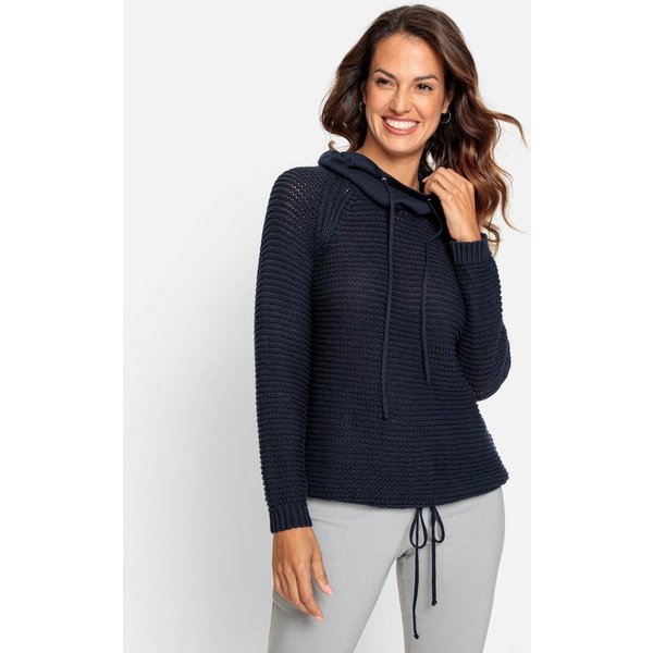 Witt Strickpullover Pullover Langarm Links-Strick, Strukturstrick