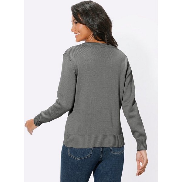 Witt Strickpullover Pullover Langarm Materialmix