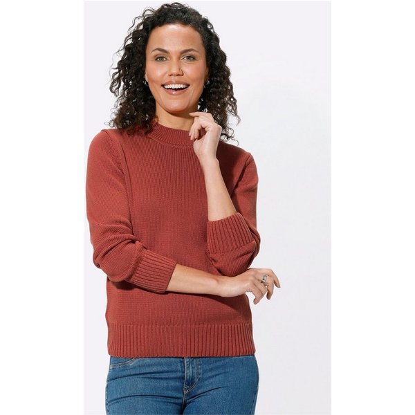 Witt Strickpullover Pullover Langarm Materialmix