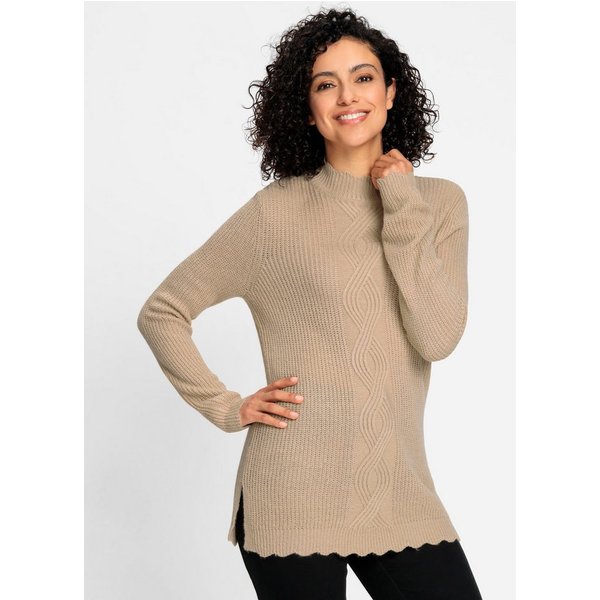 Witt Strickpullover Pullover Langarm Ripp