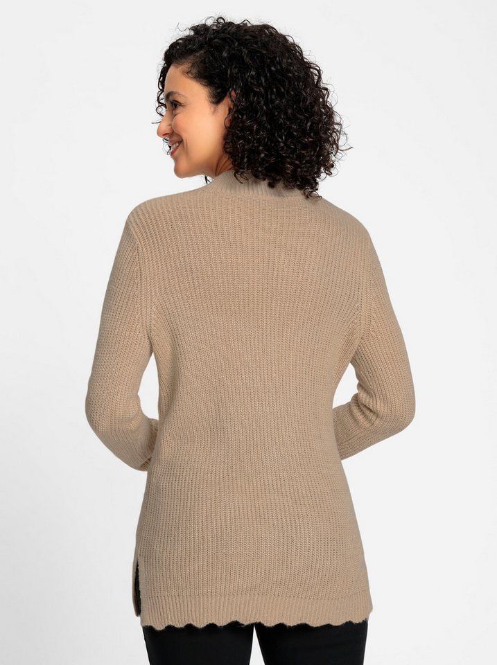 Witt Strickpullover Pullover Langarm Ripp – Bild 2 von 3
