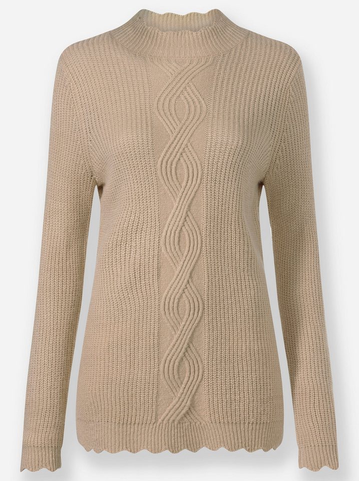 Witt Strickpullover Pullover Langarm Ripp – Bild 3 von 3
